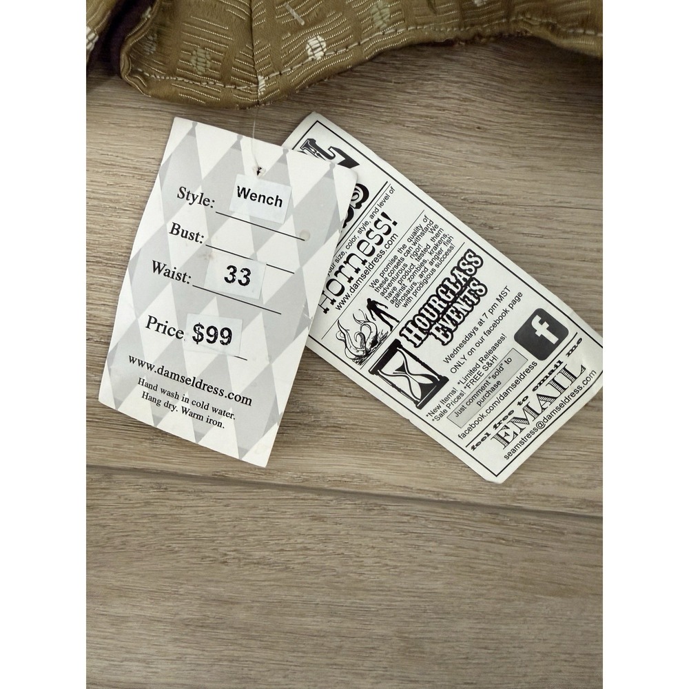 DITD Damsel in this Dress Sz 33 Wench Tapestry Boning Cosplay Renaissance Corset - Picture 5 of 7